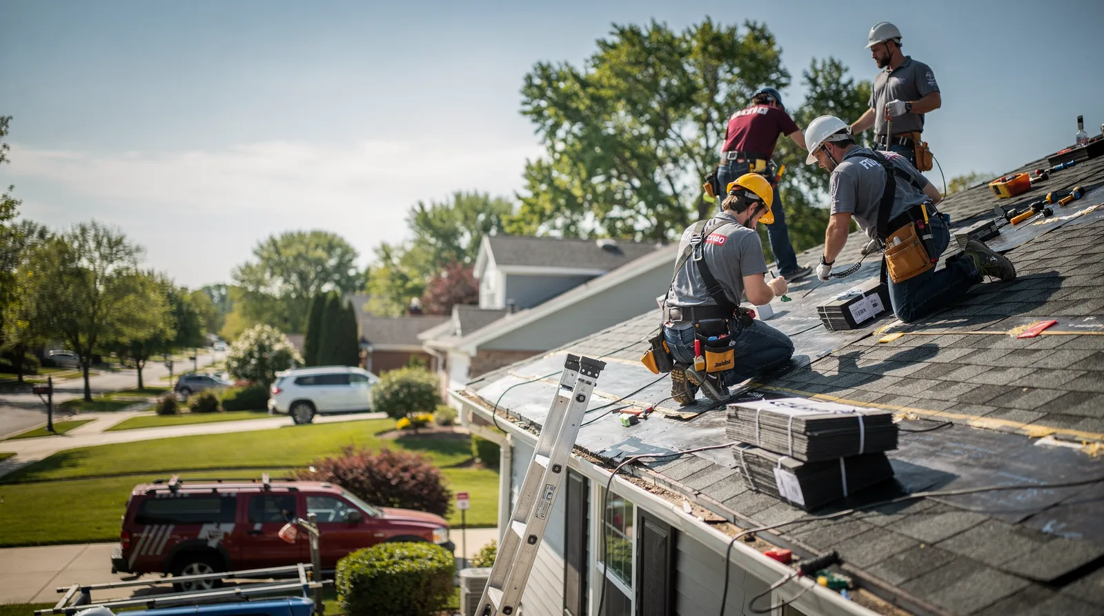 Roof Repair in Cherry Valley, IL around you